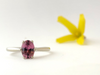 Pink Lilac: Maine Pink Tourmaline 14k White Gold Ring