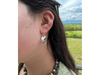 Circle Twist: Sterling Silver Earrings