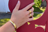 Perfectly Puddled: Gold Bracelet Narrow