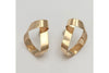Tiny Eight 14k Yellow Gold Earrings