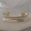 Perfectly Puddled Channel: Sterling Silver Anticlastic Bracelet Medium