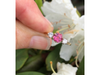 Pink Rose: Pink Maine Tourmaline and Diamond Yellow Gold Ring