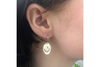 Lady Slipper: Sterling Silver Earrings