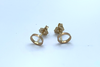 Tiny Circles: 14k Gold Earrings